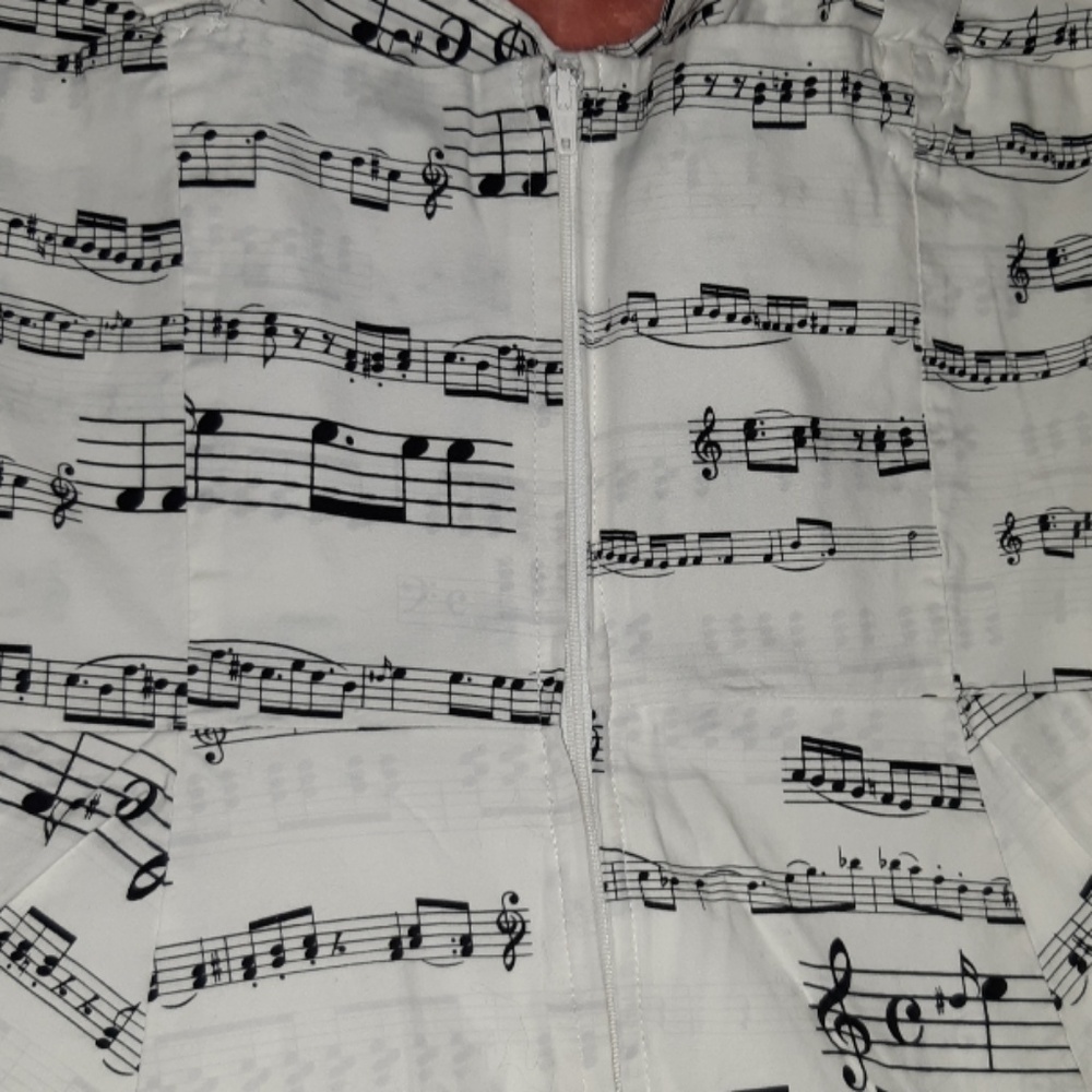 Music Note Ruffled Dress - Picture 5 of 6